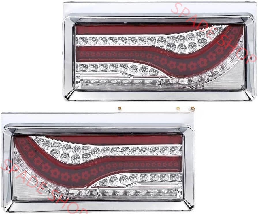 歌舞伎 5つ葉 千本桜 デザイン オールLED 61発 シーケンシャル ウインカー テールランプ テールライト ふそう 日野 UD 後部 汎用タイプ拍卖