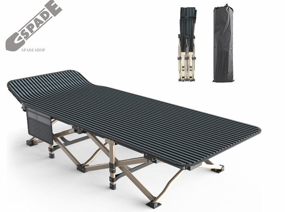 折りたたみベッド コット こっと 折り畳み式ベッド アウトドアベッド キャンプベッド キャンプベッド 通気性 軽量 収納便利 スチール製拍卖