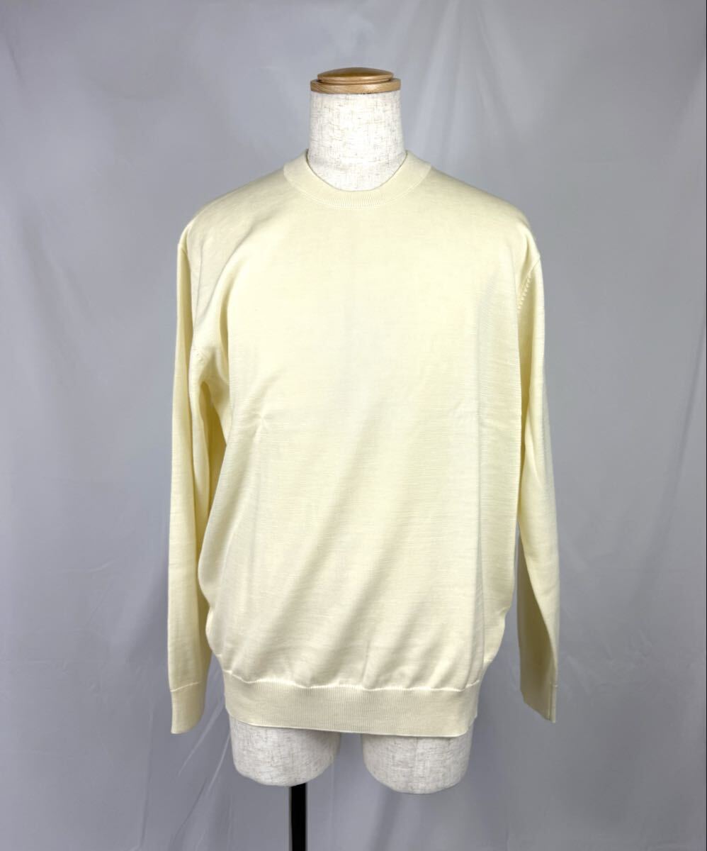 25新作HILTONトガニットオペラネックニット Size.LL WH拍卖