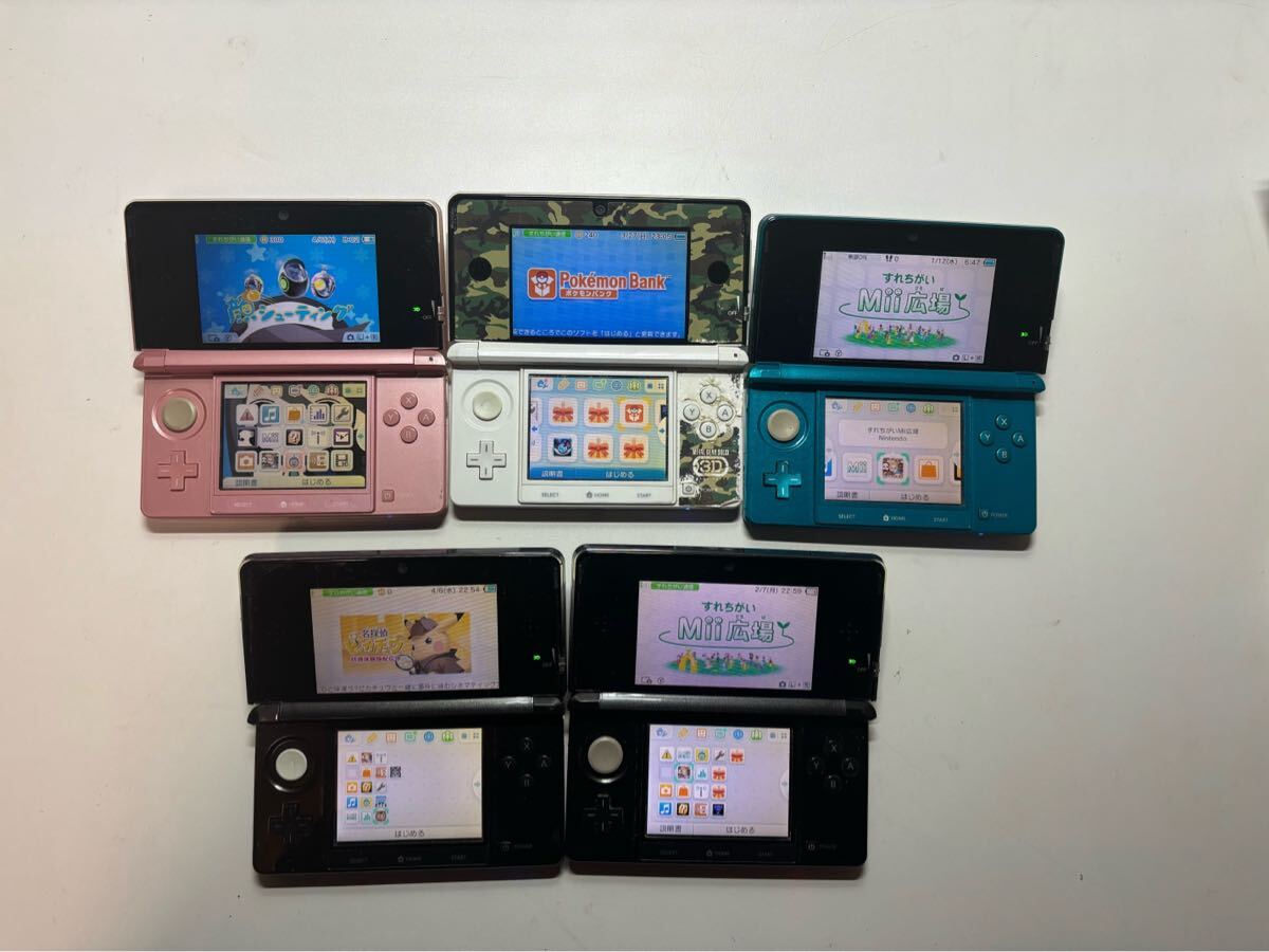 ☆動作品 ニンテンドー3DS 5セット 本体 CTR-001 任天堂 Nintendo拍卖
