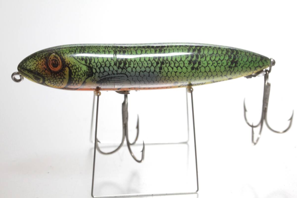 美品 希少カラー オールド ヘドン ザラスプーク 3rd ④ JMP Heddon Zara Spook 反りザラ レーベル レーベル ホッパーストッパー 道楽拍卖