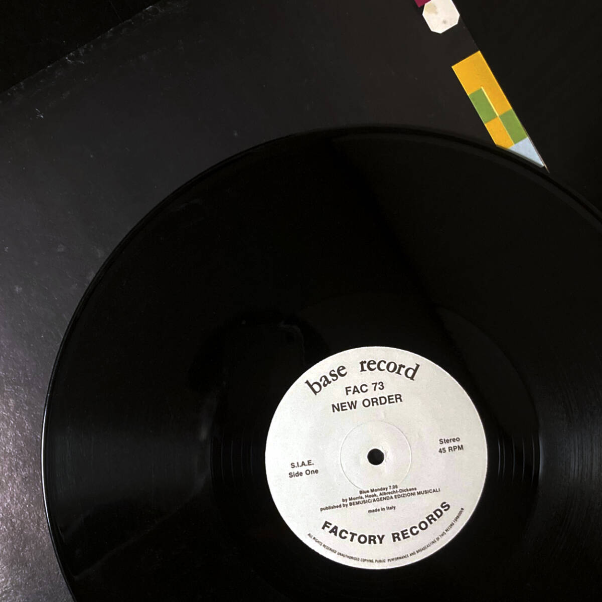 【イタリア盤12インチ/Italy】New Order『Blue Monday/The Beach』ニュー・ウェイヴ/シンセポップ/ニュー・オーダー拍卖