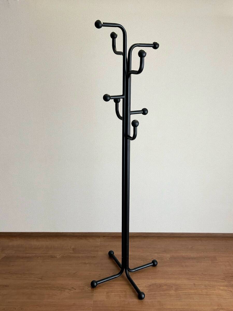 Postmodern 1980's ヴィンテージ ポストモダン ポールハンガーラック ブラック|ソットサス 倉俣史朗 フィリップスタルク カッシーナ拍卖