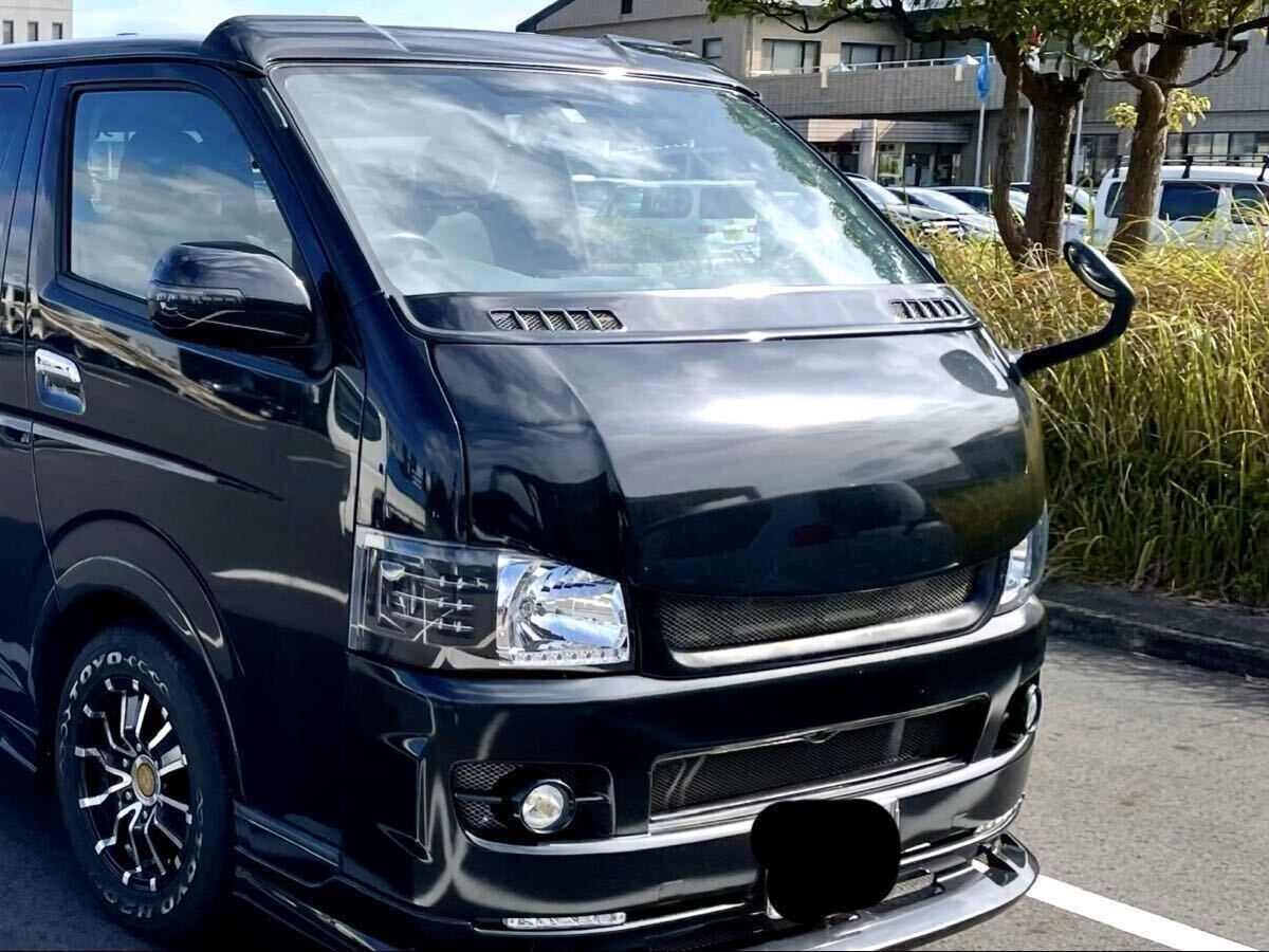 200系 ハイエース 標準 ナロー LUXEST ボンネットスポイラー ワイパーガード拍卖