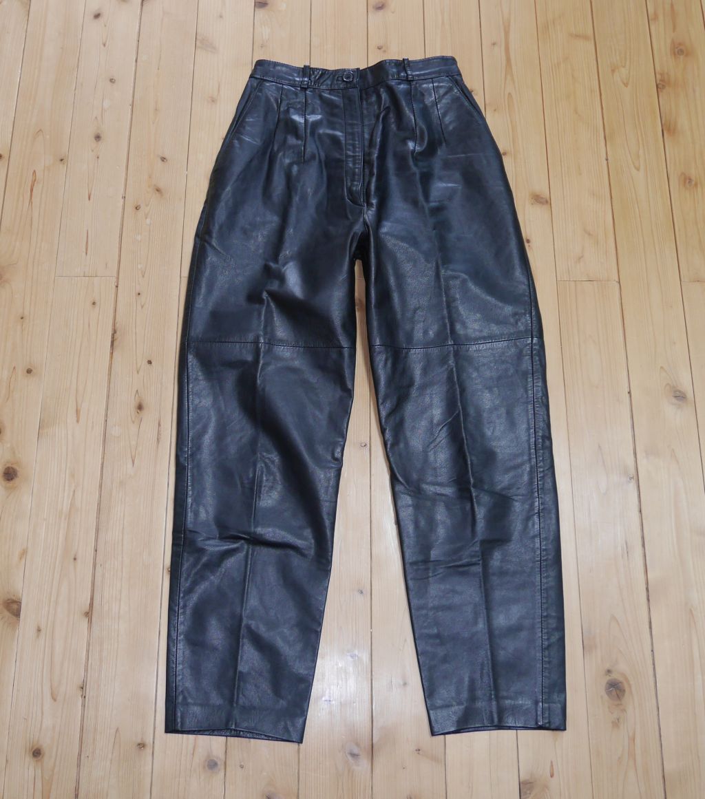 牛革パンツ 本革パンツ カウレザーパンツ拍卖