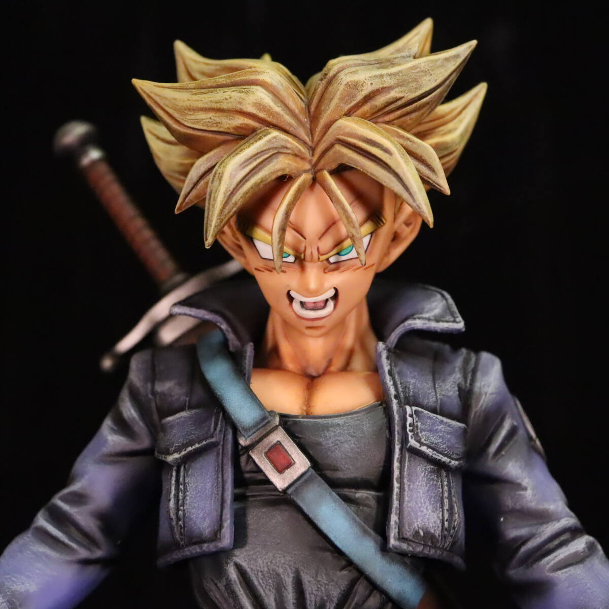 リペイント フィギュア ドラゴンボールZ スーパーサイヤ人トランクス 外箱無 艶消しトップコート仕上げ 鳥山明拍卖