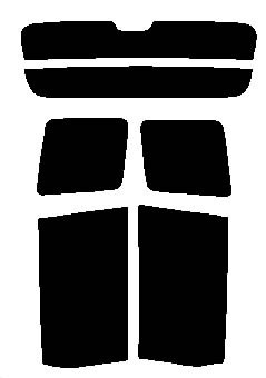 ミラーフィルム リヤセット HR-V GH3・GH4 5ドア カット済みカーフィルム ハードコート拍卖