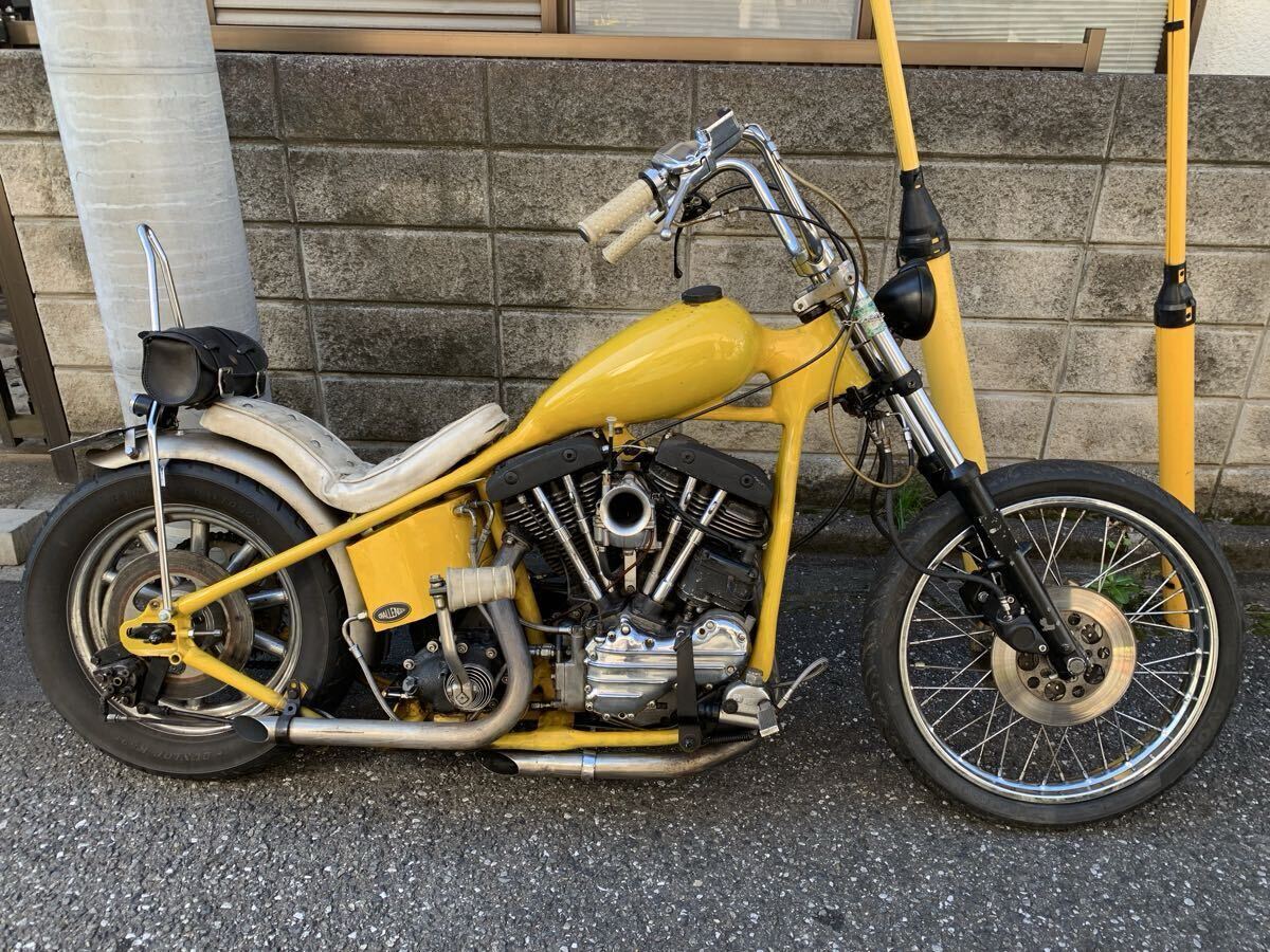 1959年パンヘッドショベル モールドフレームマグチョッパー 車検R9年6月拍卖