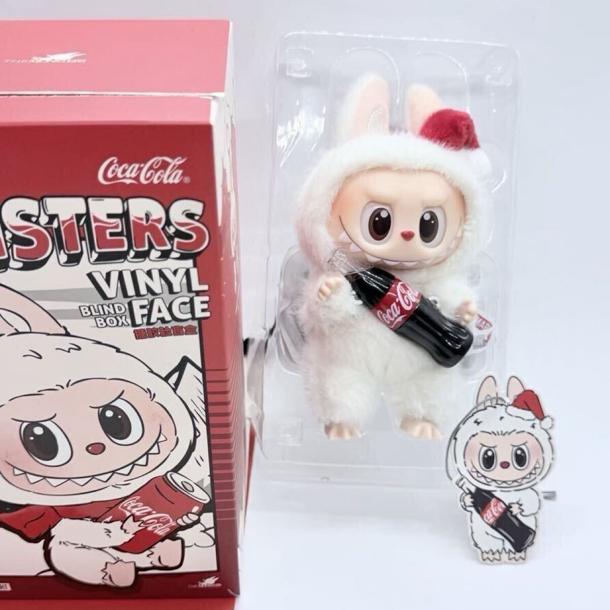 瓶 コカコーラ ラブブ 正規品 POPMART COCA COLA ぬいぐるみ SURPRISE SHAKE 開封確認 撮影のみ 未使用拍卖