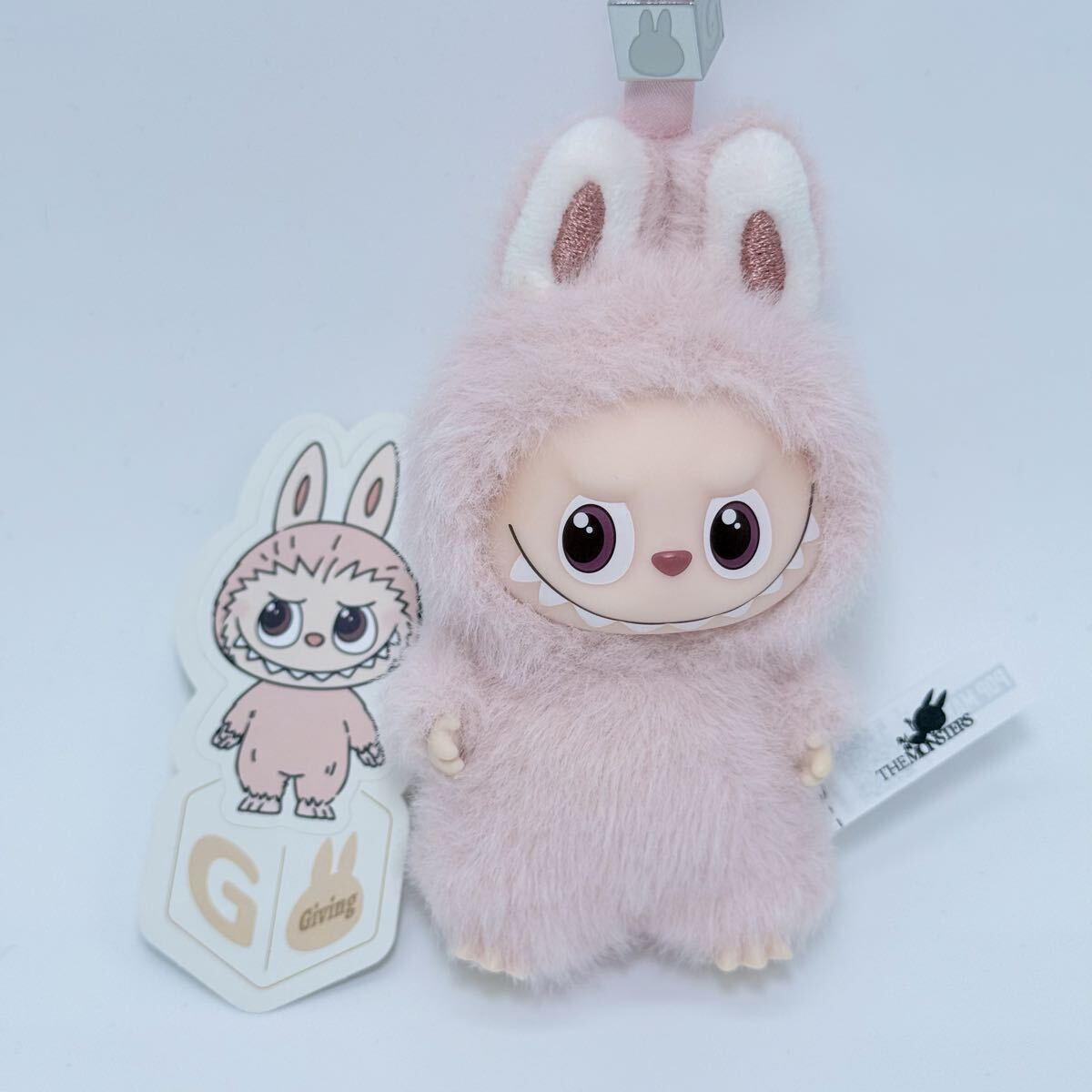 《 G 》ラブブ 正規品 イニシャル アルファベット ラブブキーホルダー PIN FOR LOVE LABUBU ポップマート POPMART ぬいぐるみ拍卖