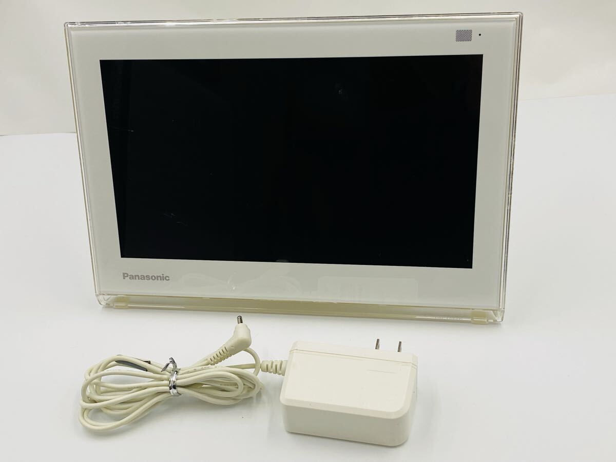 ■ Panasonic パナソニック UN-10E6D ポータブルテレビ ホワイト プライベートビエラ 防水テレビ 2016年製 電源コード付き 通電確認済み拍卖
