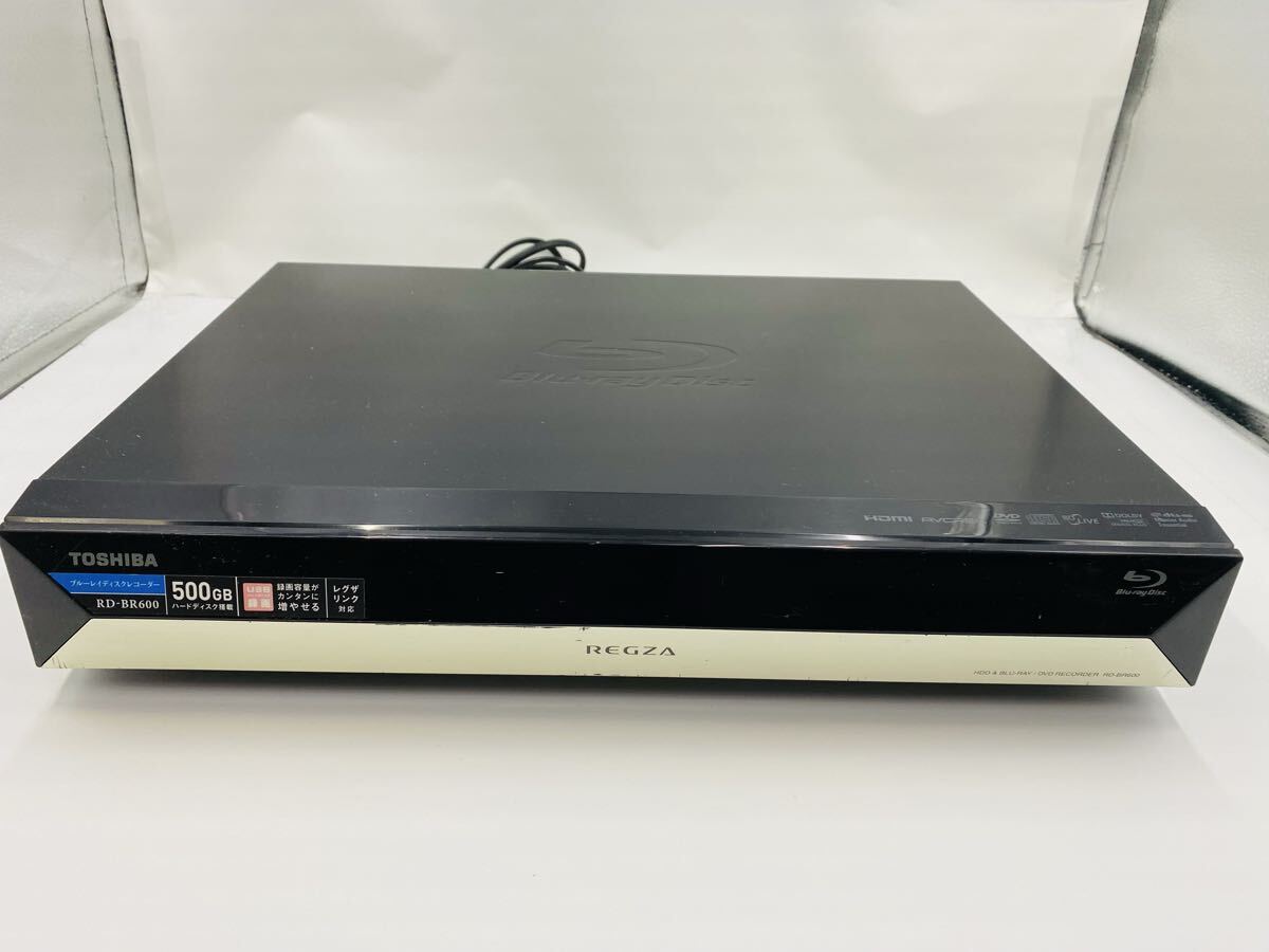 ☆ TOSHIBA 東芝 HDD&ブルーレイディスクレコーダー RD-BR600 2010年製 REGZA レグザ 通電確認済み拍卖