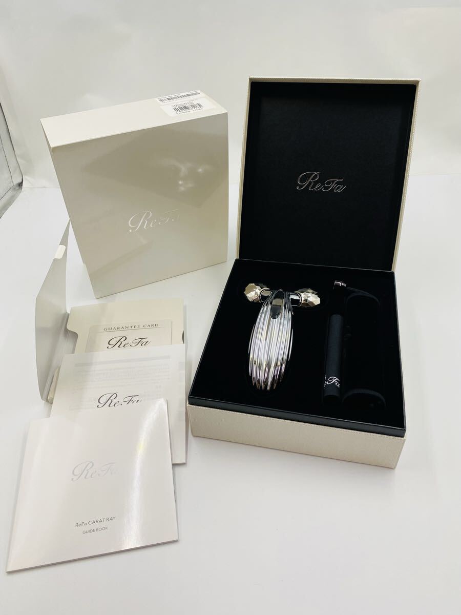 ▲ 美品 ReFa CARAT RAY リファ カラット レイ フェイスローラー 美顔ローラー RF-PC2019B 美顔器 美容器具 ケース付き拍卖