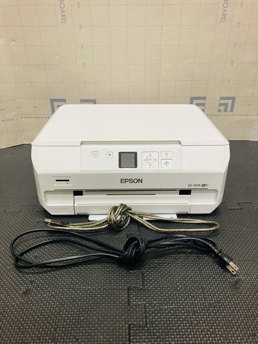 ■ EPSON EP-707A C491M 2015年製造 エプソン プリンター インクジェットプリンター 複合機 周辺機器 家電用品 家庭用品 通電のみ確認済拍卖