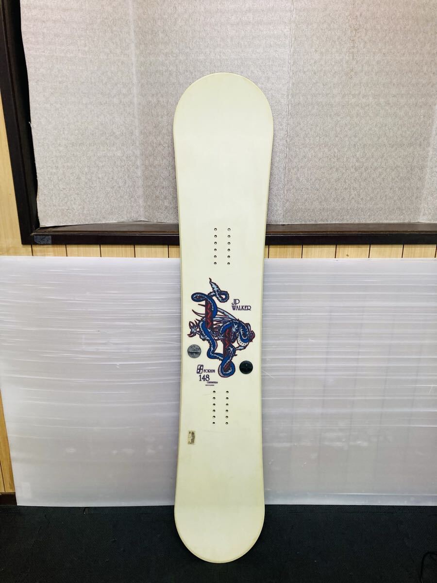 ◇ JD WALKER f FORUM 148 JDウォーカー フォーラム スノーボード スノボ スノーボード板 板のみ ボード アウトドア用品 全長約148cm拍卖