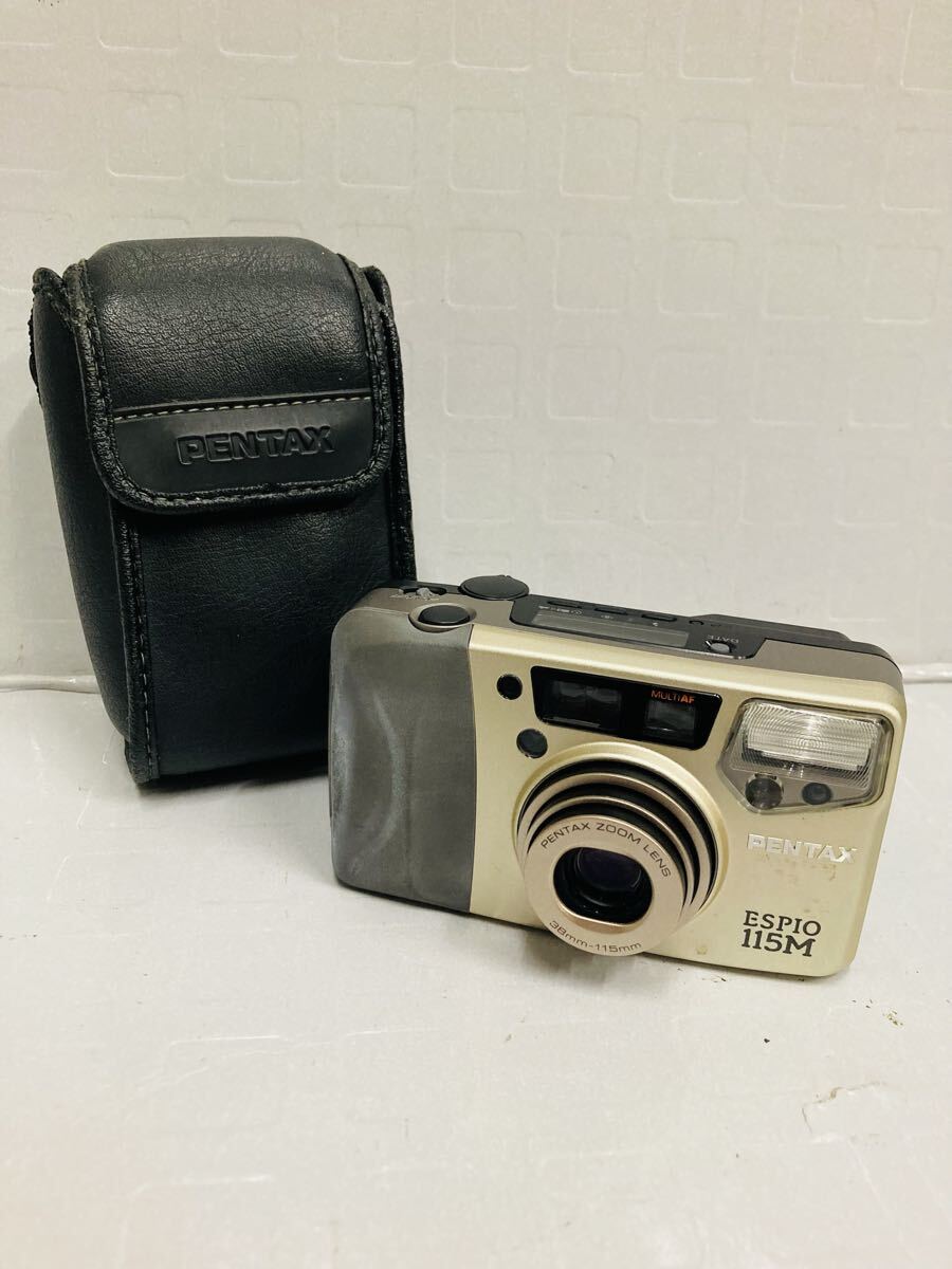 ◇ PENTAX ペンタックス ESPIO 115M フィルムカメラ 38mm-115mm コンパクトフィルムカメラ 通電確認済み拍卖