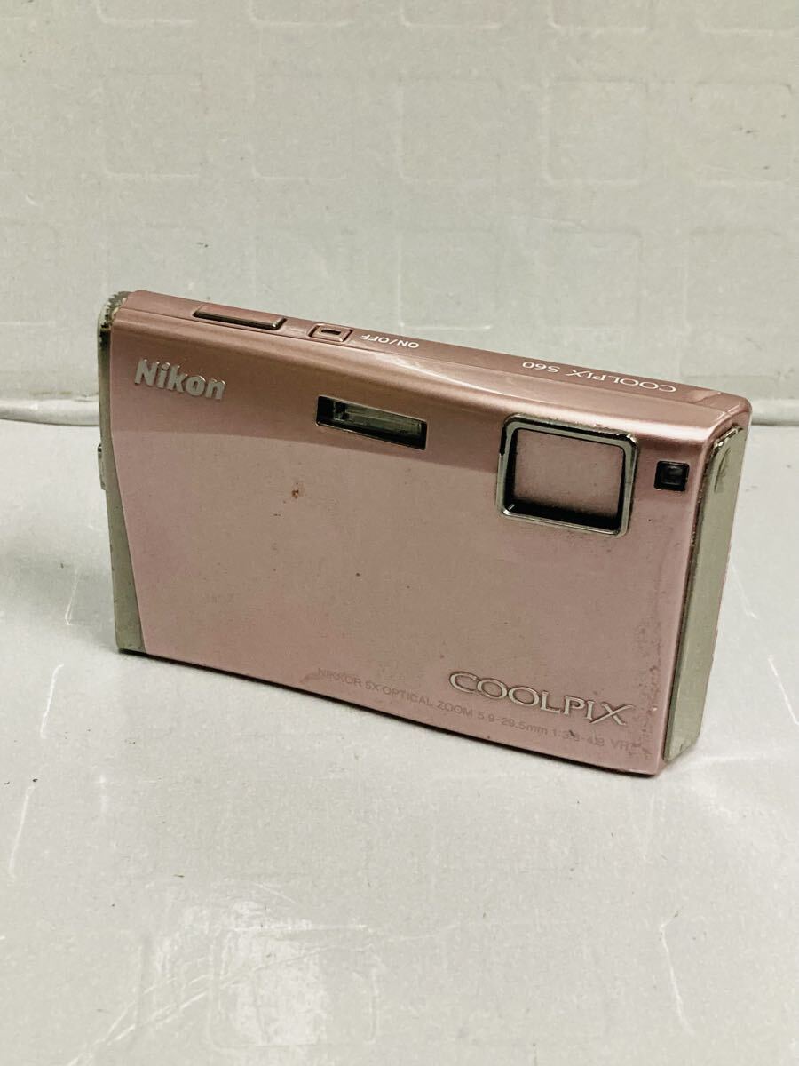 ▲ Nikon ニコン COOLPIX S60 ピンク コンパクトデジタルカメラ 5.9-29.5mm 1:3.8-4.8 バッテリーあり 通電未確認拍卖