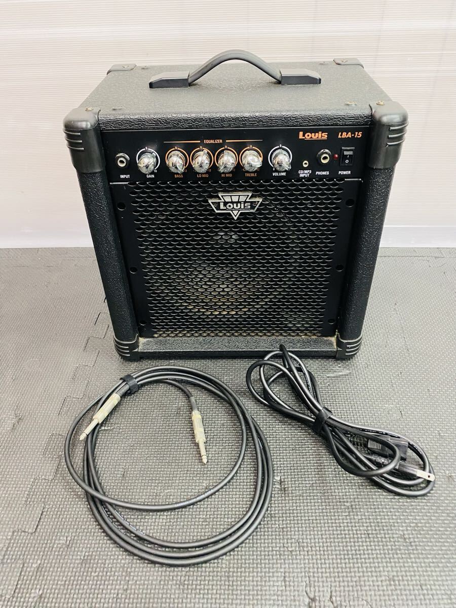 ◆ Louis ルイス LBA-15 ギターアンプ ベースアンプ コンボアンプ 電源コード付き 通電確認済み拍卖