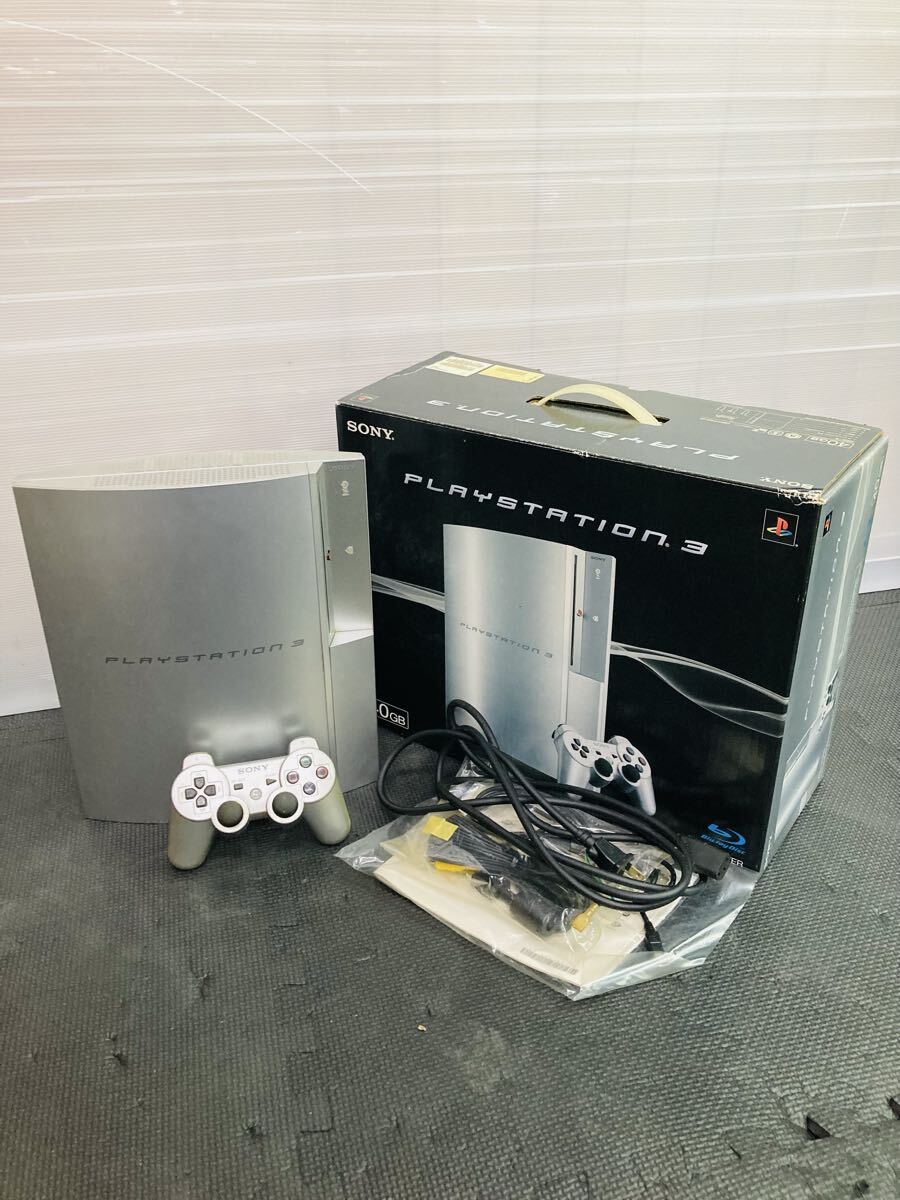 ◇SONY PlayStation3 CECHH00 PS3 ソニー プレイステーション3 プレステ3 ゲーム機 箱付 取説有 電源コード有 コントローラー有 通電確認済拍卖