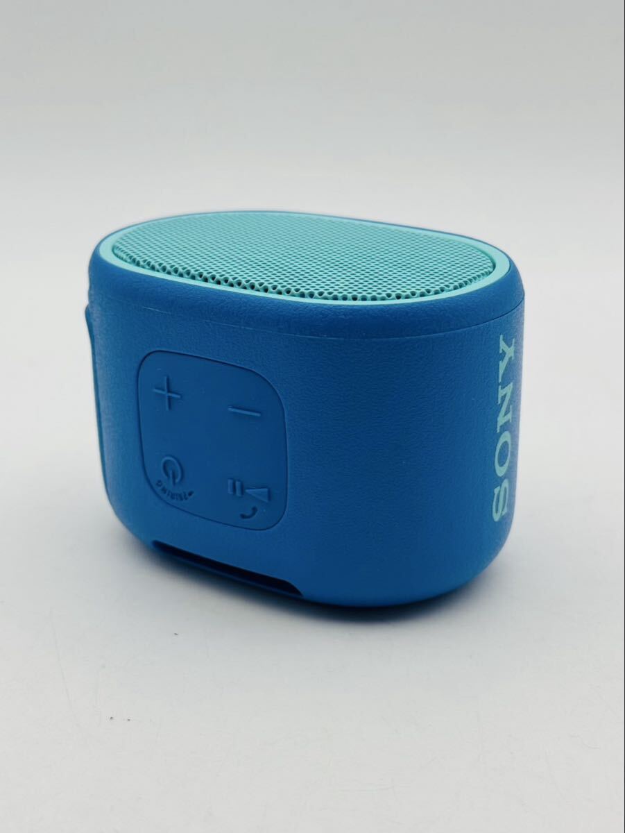 ☆ SONY SRS-XB01 ソニー ワイヤレスポータブルスピーカー スピーカー ブルー色 音響機器 充電コード無 通電のみ確認済 拍卖