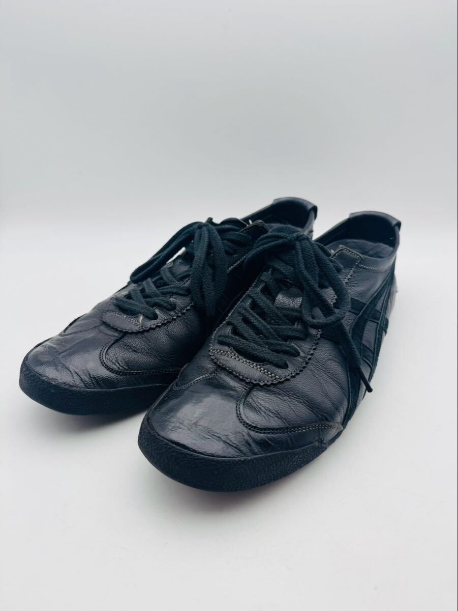 ☆ Onitsuka Tiger オニツカタイガー TH9J4L 26cm スニーカー ブラック色 メンズ 男性用 アクセサリー ファッション小物 ①拍卖