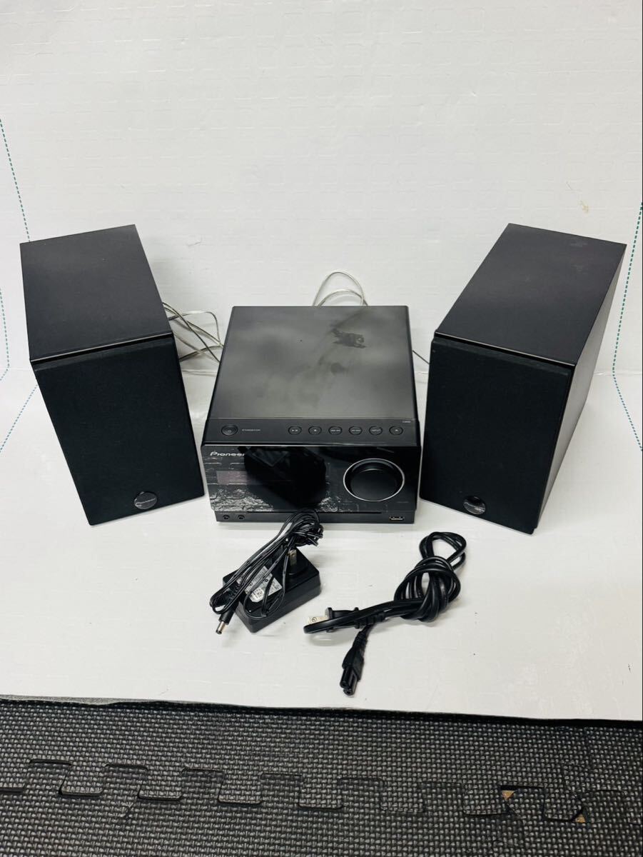 ■ Ploneer 32BT-K/JXE 2015年製 S-CM2-K パイオニア ミニコンポ セット 音響機器 通電のみ確認済 リモコン無 ジャンク品拍卖