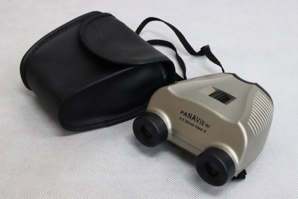 ★双眼鏡 PANAVIEW 5×20 Field6 望遠鏡 オペラグラス アンティーク 雑貨 昭和レトロ拍卖
