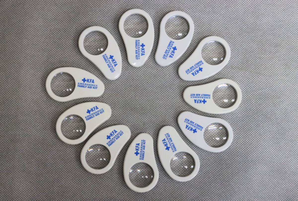 ★未使用 11個まとめ +KFA EMERGENCY FAMILY AID KIT ミニルーペ 虫眼鏡 拡大鏡 救急用 携帯用 医療用 アンティーク 昭和レトロ拍卖