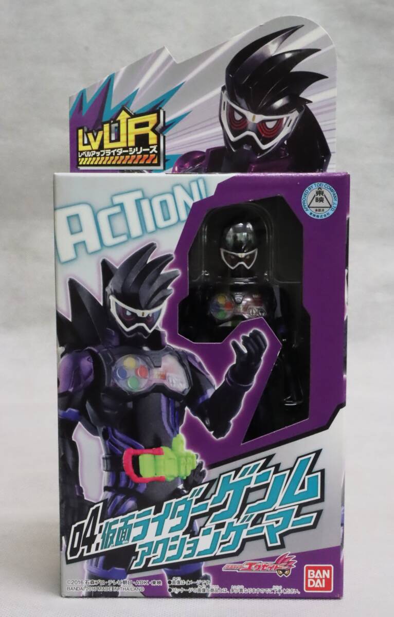 ◆未開封 未使用 仮面ライダーエグゼイド LvUR04 仮面ライダーゲンム アクションゲーマー BANDAI バンダイ拍卖