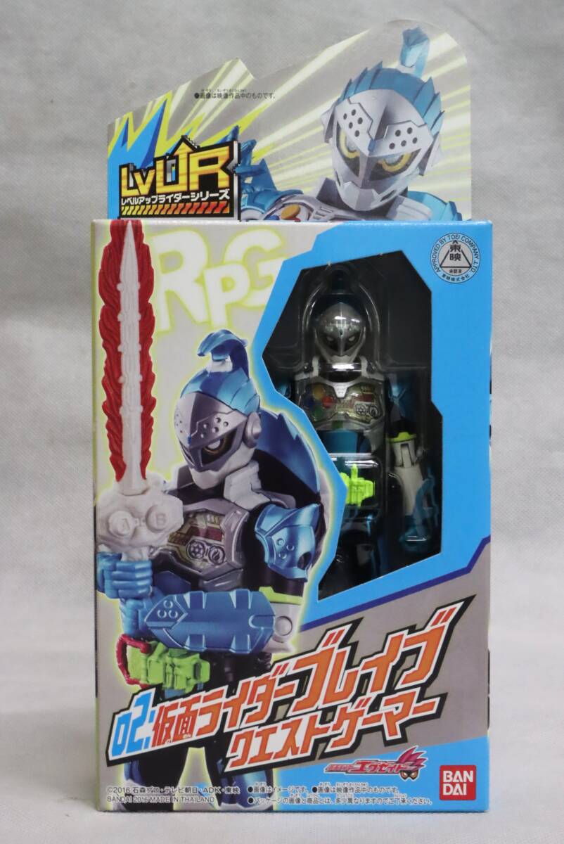 ◆未開封 未使用 仮面ライダーエグゼイド LvUR02 仮面ライダーブレイブ クエストゲーマー BANDAI バンダイ拍卖