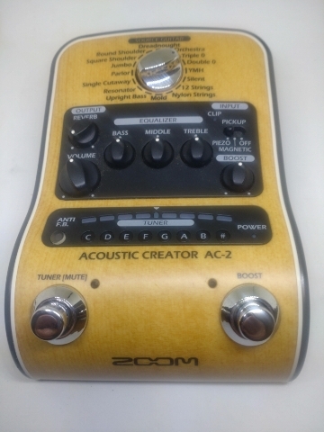 ZOOM AC-2 ACOUSTIC CREATOR プリアンプ拍卖
