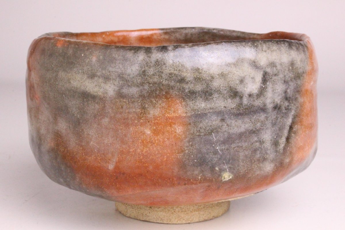 「狸庵RS」 表千家 吉田紹清 箱書 銘:花橘 豊楽焼 赤茶碗 「極箱」/ 楽茶碗 京焼 豊助 古今集 ☆本物保障☆t2re3x拍卖