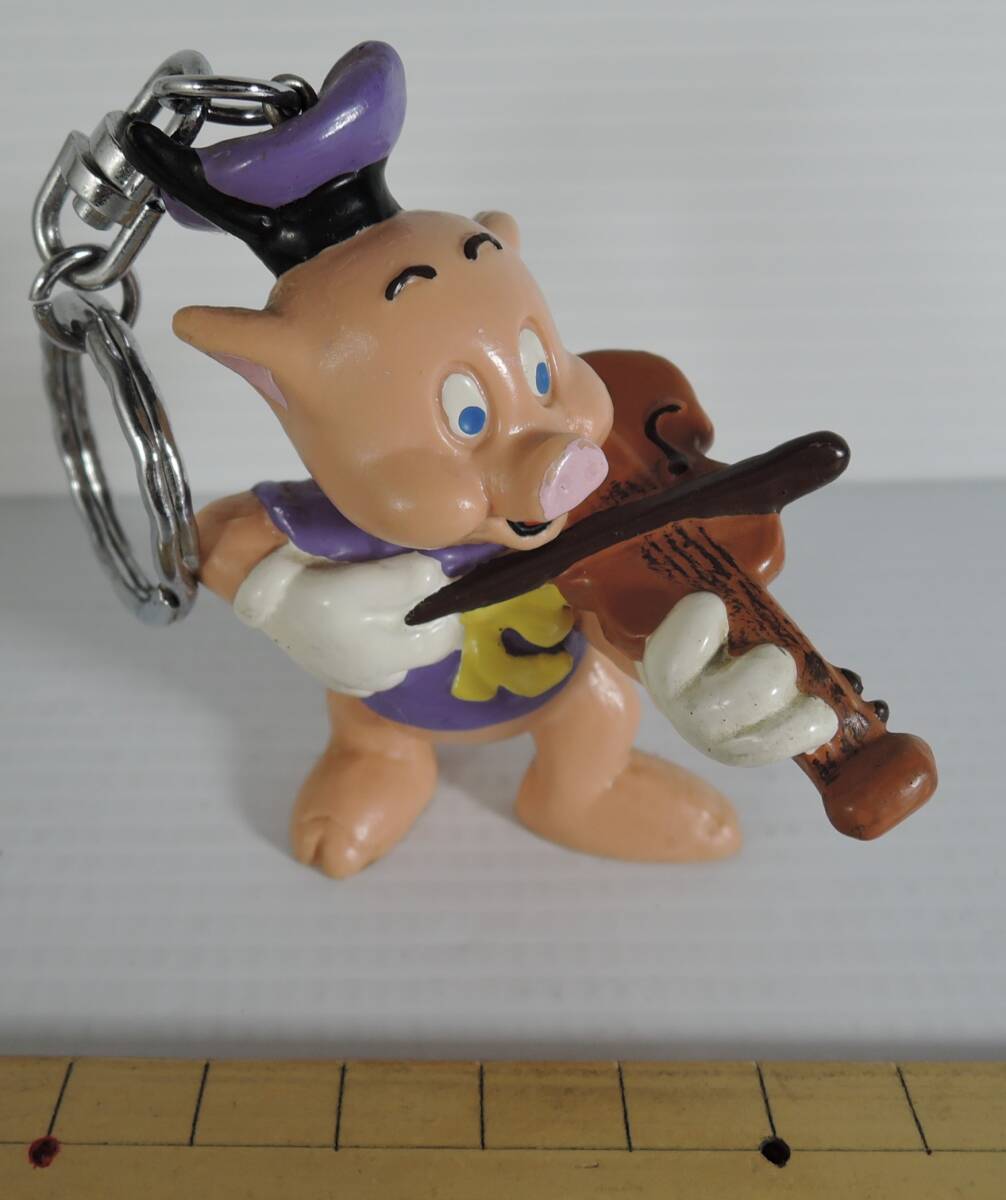 ☆01S■ディズニー 三匹の子ぶた 三匹の子豚 キーホルダー■BULLYLAND ブリーランド・ドイツ製拍卖