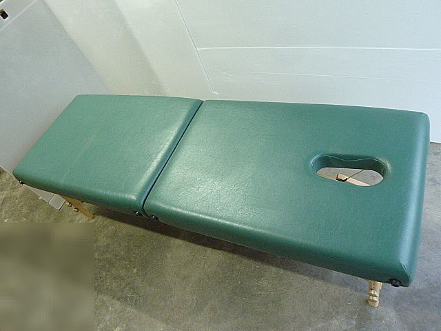 T815 マッサージ ベッド Takada Bed グリーン系 サイズ(約)長さ183×幅60×高さ55cm 折りたたみ式 エステ 施術台 診察台 整体 整骨 接骨拍卖