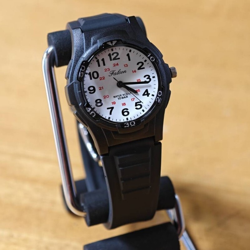 【新品・箱なし】シチズン CITIZEN キューアンドキュー Q&Q ファルコン 10気圧防水 ユニセックス 腕時計 VS08-002 ブラック ブラック拍卖