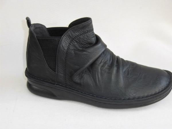 痛くない メッチャ柔らかクッション 23.5 SPORTS NINE スポーツナイン 85220 黒 本革 牛革 婦人 レディース サイドゴア ショート ブーツ拍卖