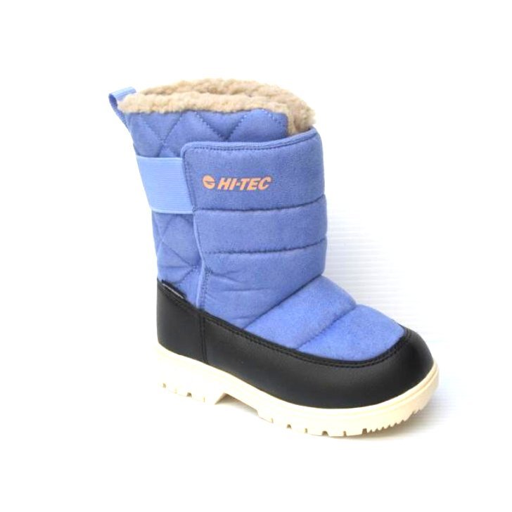 あったかボア裏 生活防水 22.0 ハイテック HI-TEC HT KID42W PPL n 防寒 軽量 キッズ 長靴 レイン シューズ ウインターブーツ 通学 雪寒地拍卖