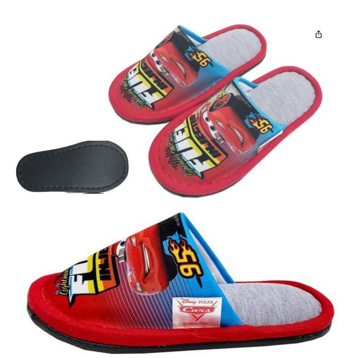 即決 カーズ キャラクター スリッパ 283458 レッド F(15~19cmのお子様に) 子供 キッズ チャイルド 室内履き 部屋履き ルーム シューズ拍卖