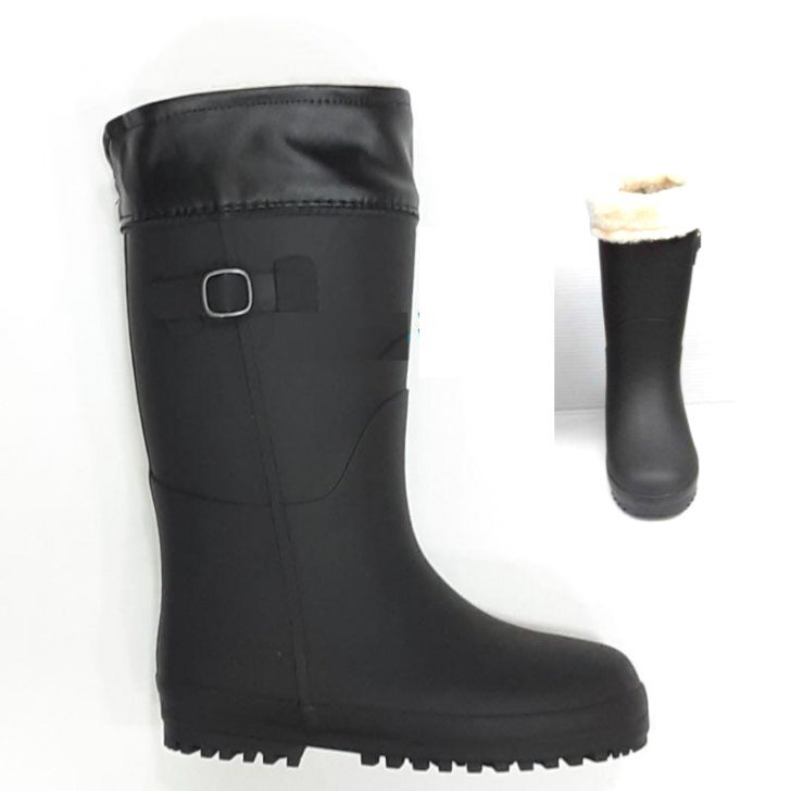痛くない 柔らかラバー つま先ゆったり ジョッキー ブーツ 20.0 東邦ゴム YB2764 黒 婦人 女の子 キッズ 長靴 レイン シューズ 雨靴 雪用拍卖