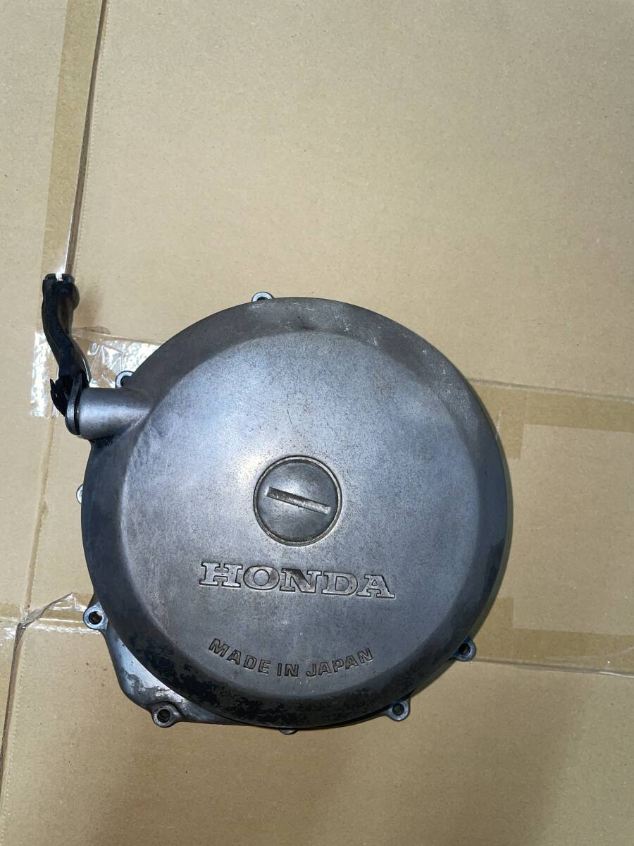 中古ホンダ純正CB750Fクラッチカバーとガスケット レバー部のカバー破損あり拍卖
