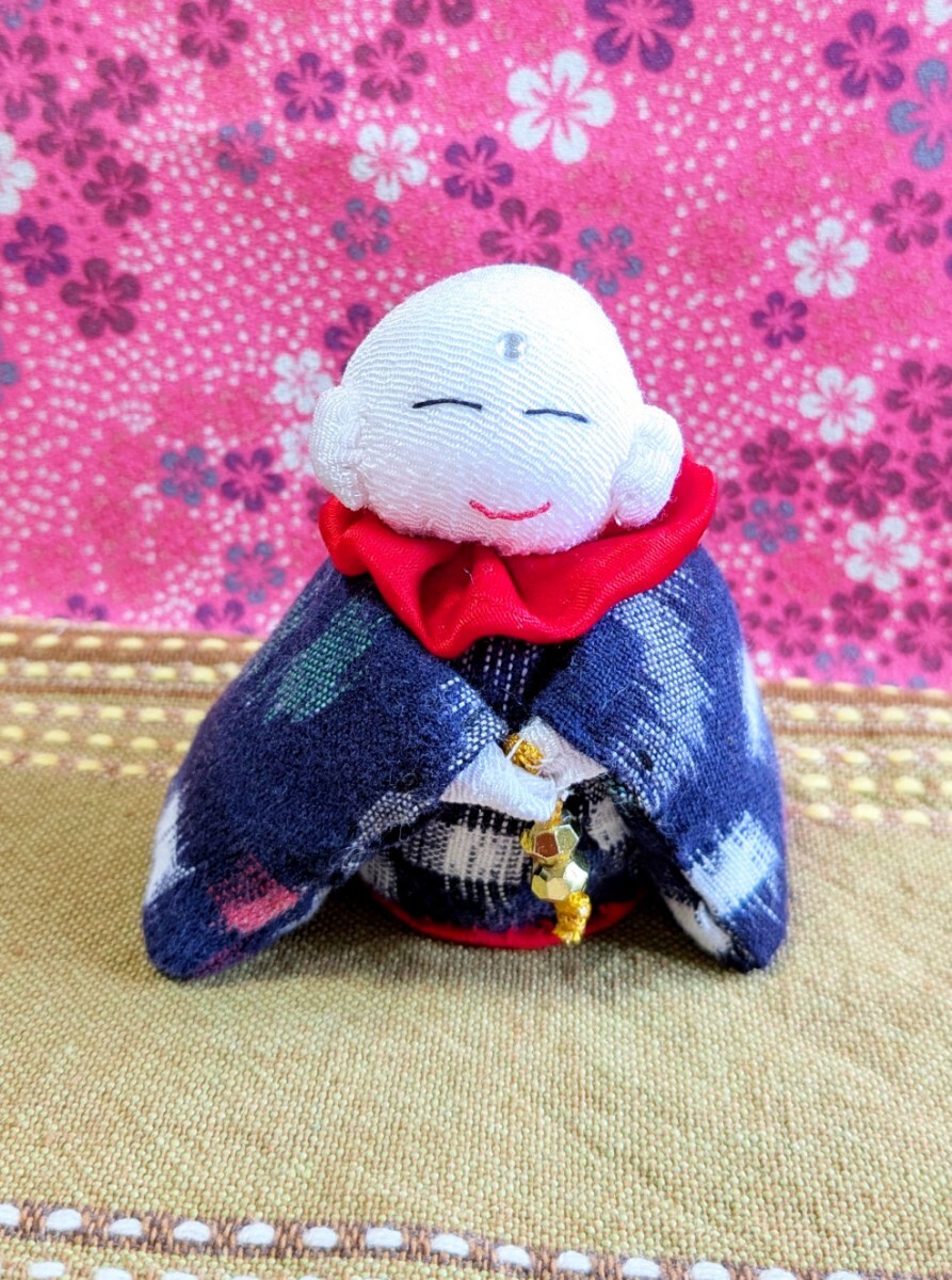 ちりめん細工渚☆お地蔵さま飾り☆置き飾り☆着物リメイク☆拍卖
