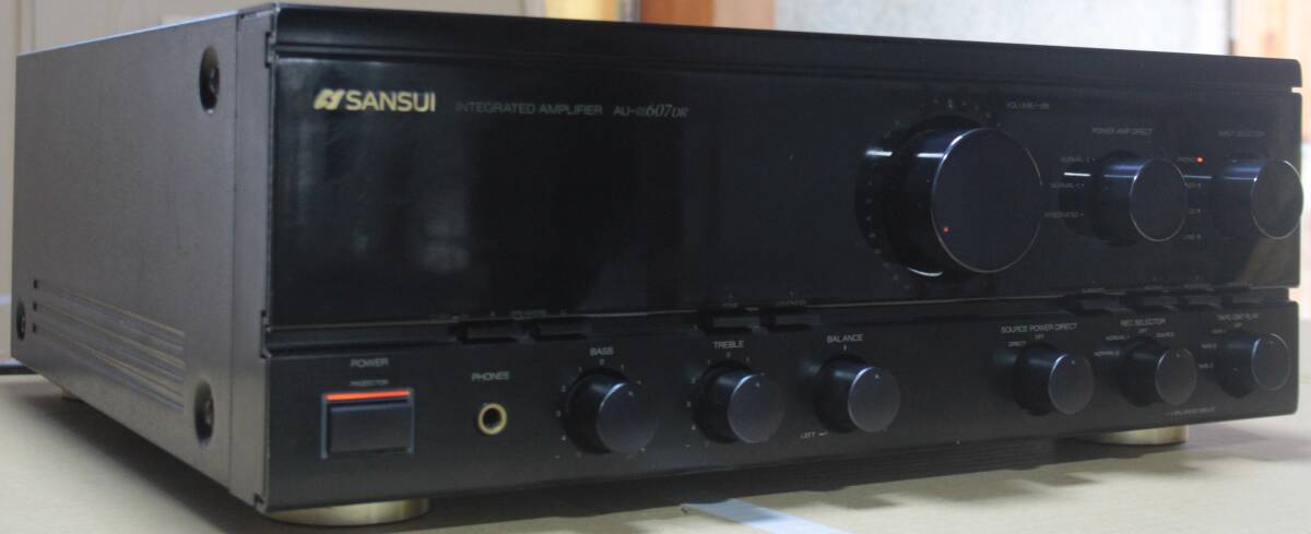 AU-α607DR/ serial no 601047917.ブラック /SANSUI サンスイ 山水電気株式会社/プリメイン・アンプ/感動品 現状品 昭和年代物 拍卖