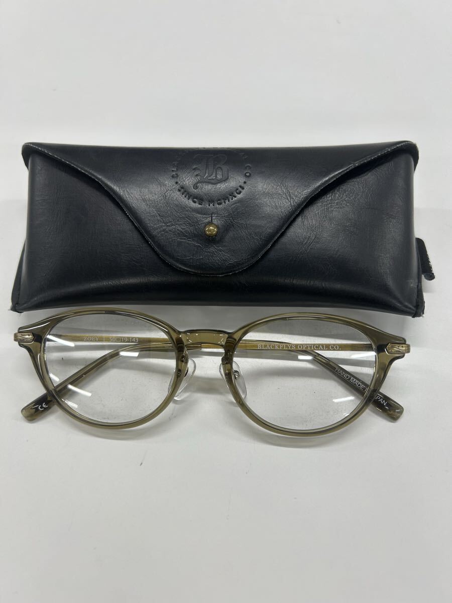 【新品 未使用】BLACK FLYS ブラックフライ ZOEY OPTICAL クリア 眼鏡フレーム拍卖