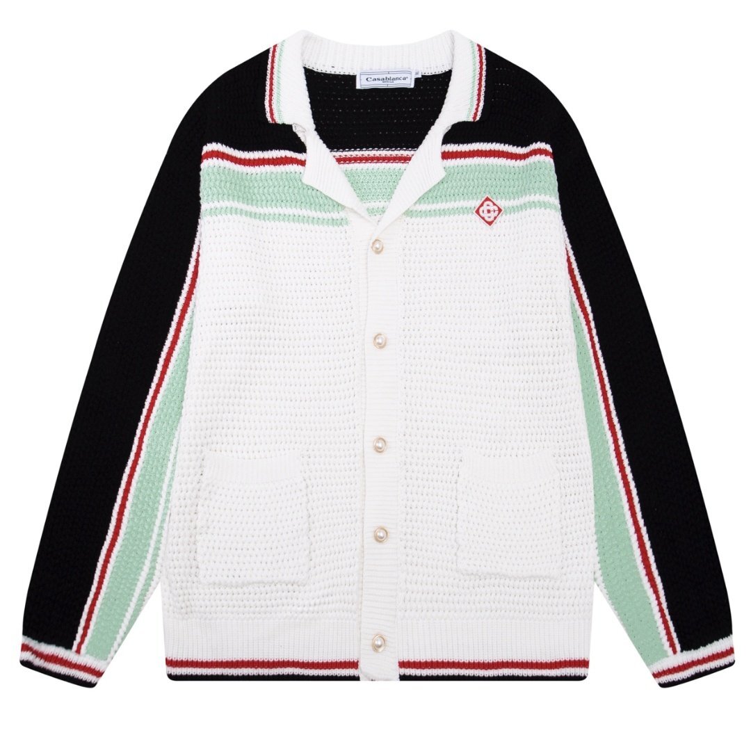 Casablanca カサブランカ ニット・セーター カーディガン XLサイズ拍卖