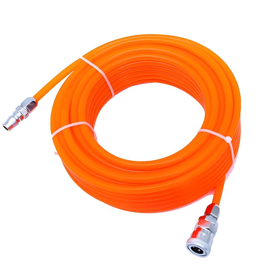 エアホース 20m コンプレッサー カプラー エアツール 塗装 DIY 車 整備 ワンタッチ 脱着 5㎜ 8㎜ PE 工具 リール 吹付 接続 ホース 空気圧拍卖