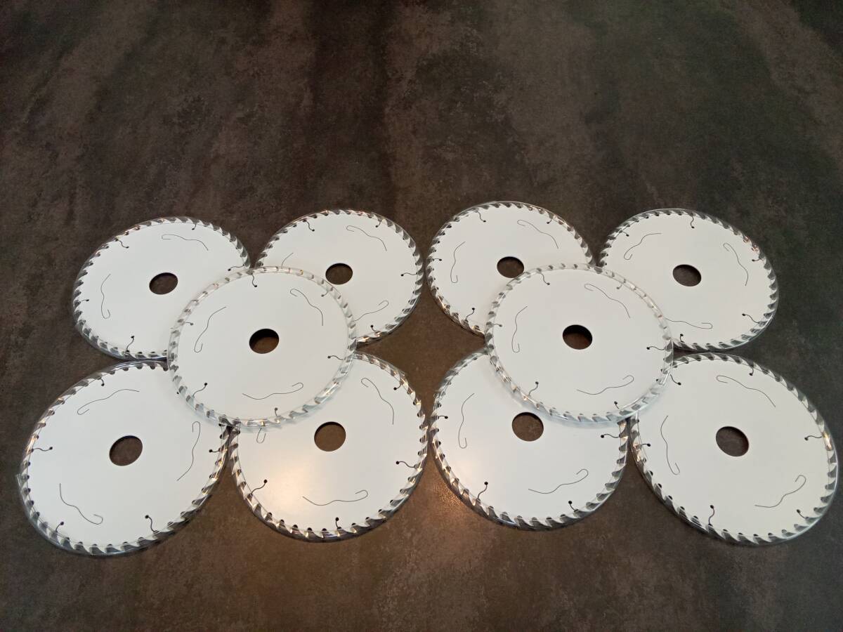 日本製◆新品未使用◆ 木工加工用チップソーΦ125x42px1.3t 10枚セット【マキタ日立丸鋸丸ノコ】拍卖