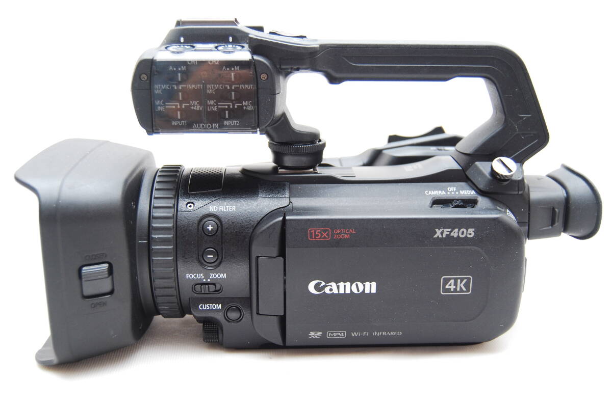 ★キヤノン 4Kビデオカメラ XF405 業務用 Canon ACアダプター CA-946付き★拍卖