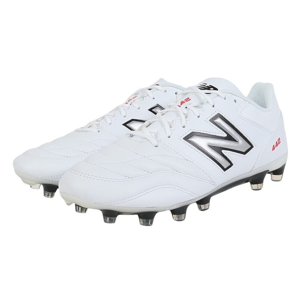 1・スピード発送 新品未使用 New Balance(ニューバランス) 442 V2 TEAM HG 2E対応 サッカー スパイク MS42HWT2(WH)28.0CM拍卖