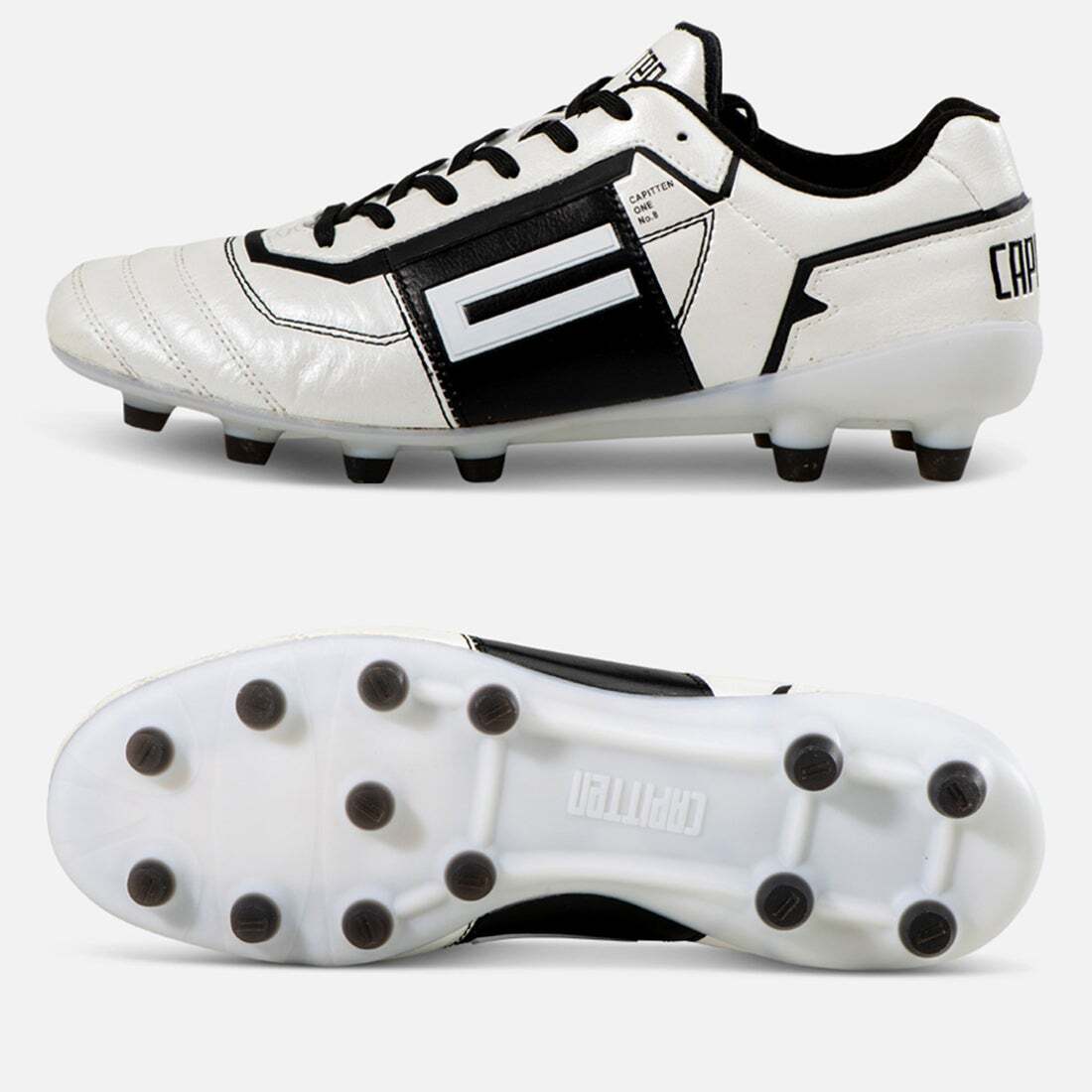 1・スピード発送 新品未使用 CAPITTEN(キャピテン)TOPモデル カンガルー皮革 固定式スパイク ONE PRO 2E対応 CAP-10102(WH/BK)26.0CM拍卖