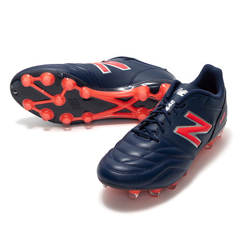 ・スピード発送 新品未使用 NewBalance(ニューバランス) 442 V2 TEAM HG 2E対応 サッカー スパイク MS42HMP2(ネイビー)26.5CM拍卖